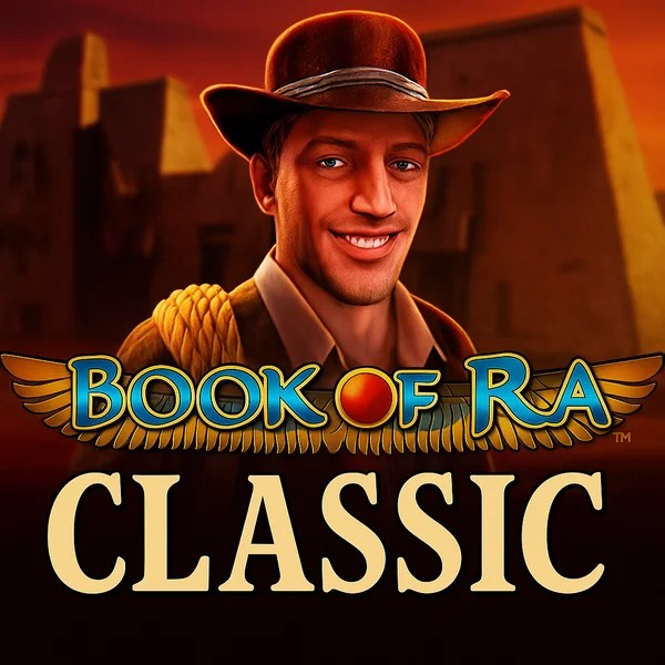 Book of Ra Classic by Novomatic, showcased at rosy-bingo.net – game logo