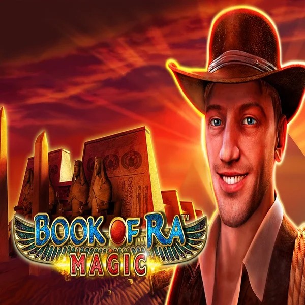 Book of Ra Magic slot visual from Greentube available on rosy-bingo.net