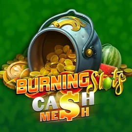 Burning Slots Cash Mesh game by BF Games – logo hosted on Rosy Bingo