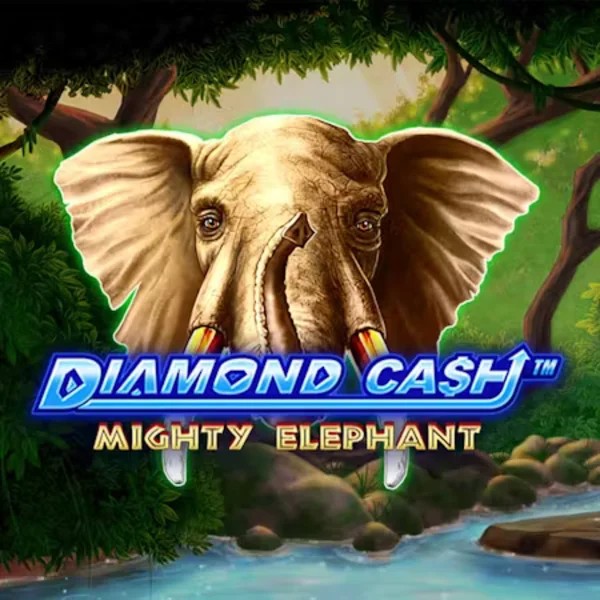 Try Diamond Cash Mighty Elephant slot by Greentube on rosy-bingo.net – logo image