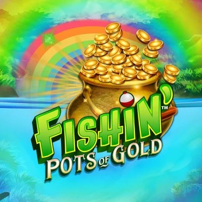 Fishin Pots Of Gold casino game by Gameburger Studios – featured logo at Rosy Bingo
