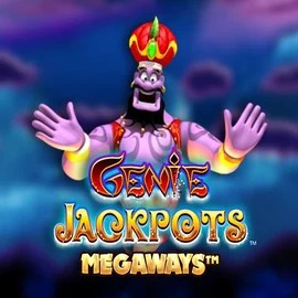 Genie Jackpots Megaways logo by Blueprint Gaming at Rosy Bingo