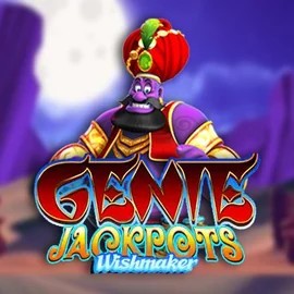 Genie Jackpots Wishmaker logo by Blueprint Gaming at Rosy Bingo