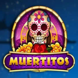 Muertitos online game logo by Red Rake Gaming on rosy-bingo.net