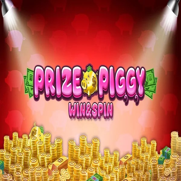 Prize Piggy Win &amp; Spin logo – Slots by Inspired Gaming at Rosy Bingo