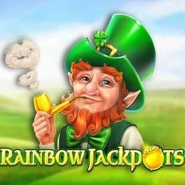 Rainbow Jackpots casino game by Red Tiger Gaming – featured logo at Rosy Bingo