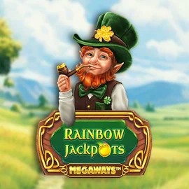 Rainbow Jackpots Megaways game by Red Tiger Gaming – logo hosted on Rosy Bingo