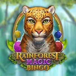 Official Bingo logo: Rainforest Magic Bingo by Play'n GO at Rosy Bingo
