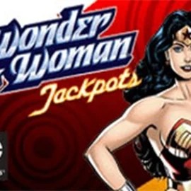 Wonder Woman Jackpots logo by Amaya Rosy Bingo